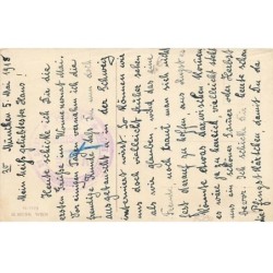 n°25790 - Pentecôte - MM Vienne 1173 - Flatscher - Deux anges assis et s'embrassant en haut d'une prairie