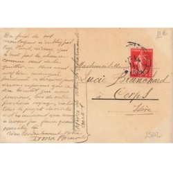 n°25802 - 1er Avril - Carte Brodée - Poisson pêchant