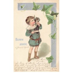 n°25811 - Carte Gaufrée -...