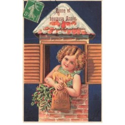 n°25813 - Carte Gaufrée -...