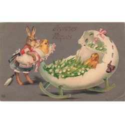 n°25818 - Carte Gaufrée -...