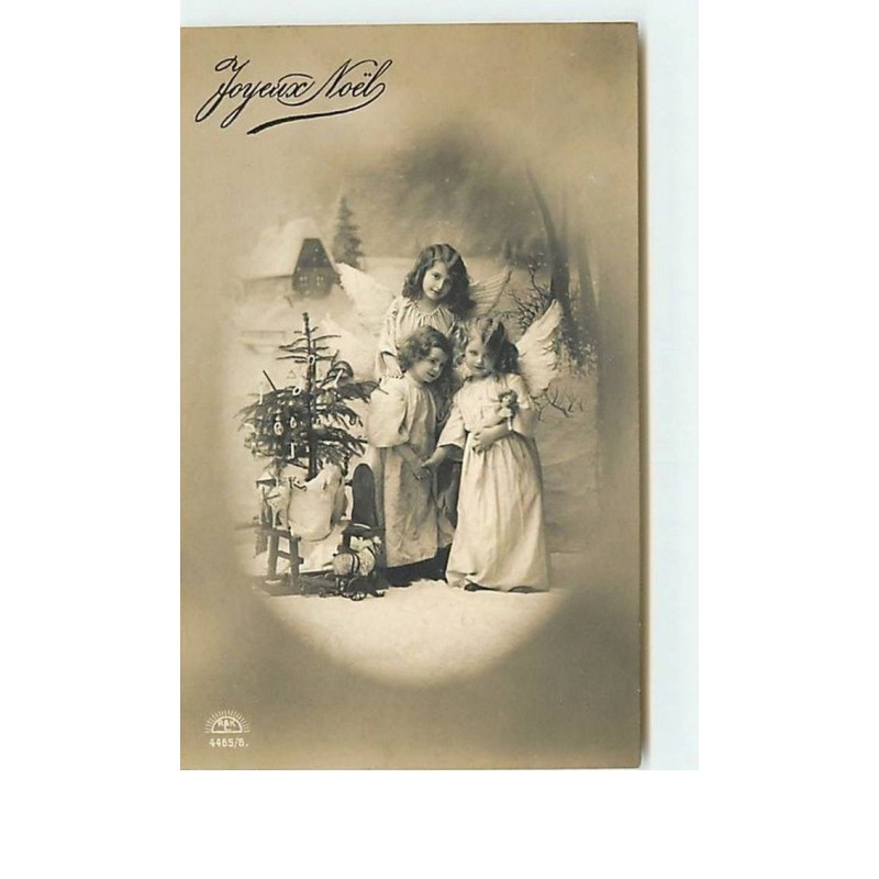 n°12688 - Joyeux Noël - Anges et jouets