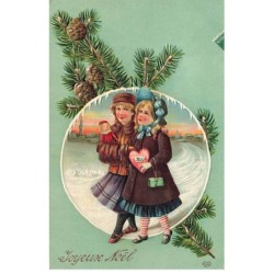 n°25872 - Carte Gaufrée -...