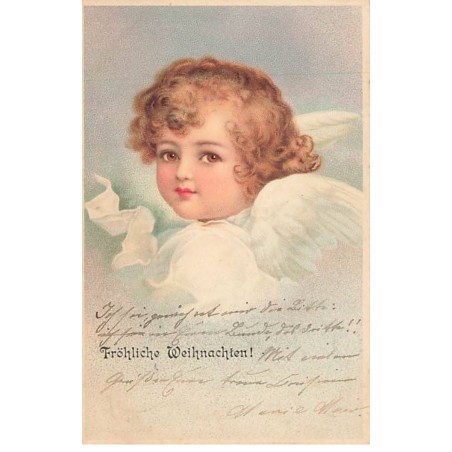n°25884 - Noël - Fröhliche Weihnachten - Portrait d'un ange