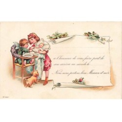 n°25888 - Carte Gaufrée -...