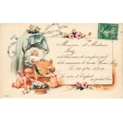 n°25889 - Carte Gaufrée -...