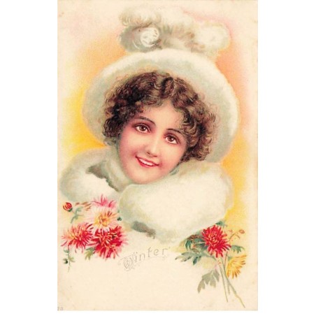 Fantaisie - Femme avec un chapeau en fourrure - Winter