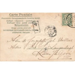 n°25890 - Carte en relief - Clapsaddle - Ange admirant des oiseaux