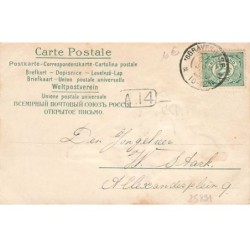 n°25891 - Carte en relief - Clapsaddle - Ange  tenant une lyre, avec des papillons virevoletant autour