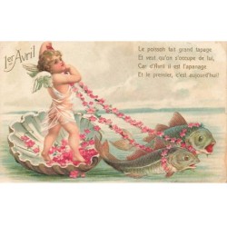 n°25907 - Carte Gaufrée -...