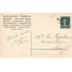 n°25908 - Carte Gaufrée - Clapsaddle - 1er Avril - Cupidon tenant une corde d'abondance d'où s'échappent des poissons