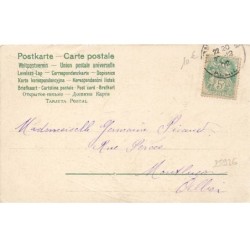 n°25926 - Heureux Noël - Anges gardiens descendant du ciel en portant un bébé