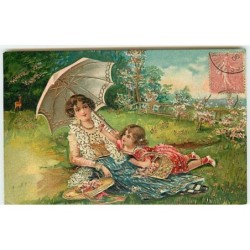 n°12698 - Carte Gaufrée -...