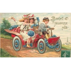 n°25932 - Carte Gaufrée -...