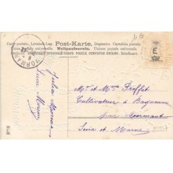 n°25937 - Carte Gaufrée - MSIB 13560 - 1er Janvier - Angelots