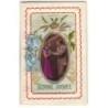 n°25951 - Fantaisie - Carte Brodée - Bonne Année - Photo d'un couple dans un médaillon