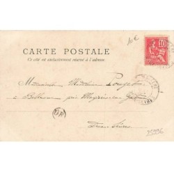 n°25996 - Fantaisie - Portrait d'une jeune fille au milieu de fleurs
