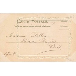 n°26013 - Carte Gaufrée - Fantaisie - MSM - Fillette assise sur les genoux d'une femme
