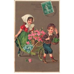 n°26033 - Carte Gaufrée -...