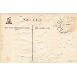 n°26037 - Carte Gaufrée - Fantaisie - Geloof, Hoop, Liefde - Trois enfants