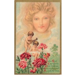 n°26040 - Carte Gaufrée -...