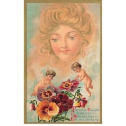 n°26041 - Carte Gaufrée -...