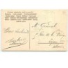 n°12730 - Carte Gaufrée - Bonne Année - Jeune femme et cupidon dans une voiture fleurie