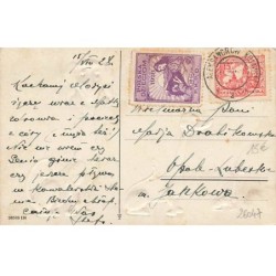 n°26047 - Carte Gaufrée - Animaux - Chiens - Trois chiens