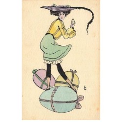 n°26052 - Fantaisie - Jeune...