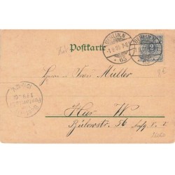 n°26060 - Fantaisie - Clapsaddle, Brundage - Portrait d'une fillette avec des violettes - Carte vendue en l'état