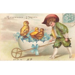 n°26080 - Carte Gaufrée -...