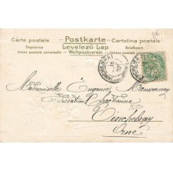 n°26090 - Carte Gaufrée - Clapsaddle - Image de Fillette dans un Livre