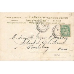 n°26091 - Carte Gaufrée - Clapsaddle - Image d'enfant dans un Livre