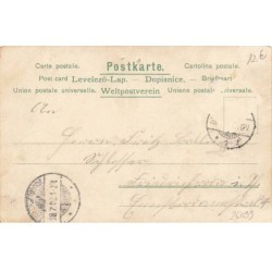 n°26099 - Fantaisie - Angelot trinquant avec un ver e vin - chat, cigogne, hibou - Storchheim