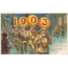 n°26109 - Nouvel An - Viel Glück im Neuen Jahre 1903 - Fanfare