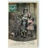 n°12742 - Joyeux Noël - Père Noël avec des enfants