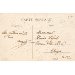 n°26163 - Carte Gaufrée - Nouvel An - Bonne Année - Anges