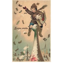 n°26166 - Carte Gaufrée -...