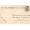 n°26166 - Carte Gaufrée - MSIB 13554 - Bonne Année -  Garçon sur un toit lançant des billets sur les toits d'une ville