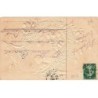 n°26167 - Carte Gaufrée - Bonne et Heureuse Année - Anges près d'un fer à cheval fleuri