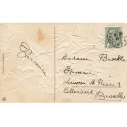 n°26184 - Carte Gaufrée - Amitié Sincère - Ange réglant une pendule