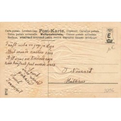 n°26196 - Carte Gaufrée - MSIB 13606 - Deux Anges Gardiens priant
