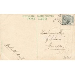 n°26255 - Carte Gaufrée - Bonne et Heureuse Année 1912 - Muguet et violettes
