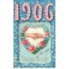 n°26258 - Carte Gaufrée - Bonne Année 1906 - Mains se tenant, roses et myosotis