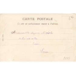 n°26265 - Nouvel An - Bonne Année 1905 - Chats dans un panier au milieu de violettes