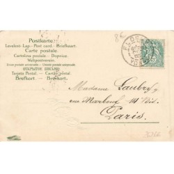 n°26266 - Nouvel An - Bonne Année 1904 - Anges et Soleil Humanisé