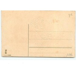 n°12786 - Carte Gaufrée - Herzlichen Glückwunsch zum neuen Jahre - Garçon remplissant des sacs de pièces d'or