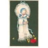 n°26288 - Carte Gaufrée - Fantaisie - Serie 5825 - Bébé dans un nid d'ange