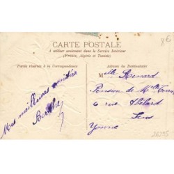 n°26295 - Fantaisie -  Carte Gaufrée - Je pense à vous - Angelot dans un trèfle