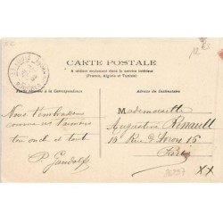 n°26297 - Fantaisie - Femme Papillon Violette - Myosotis - Surréalisme